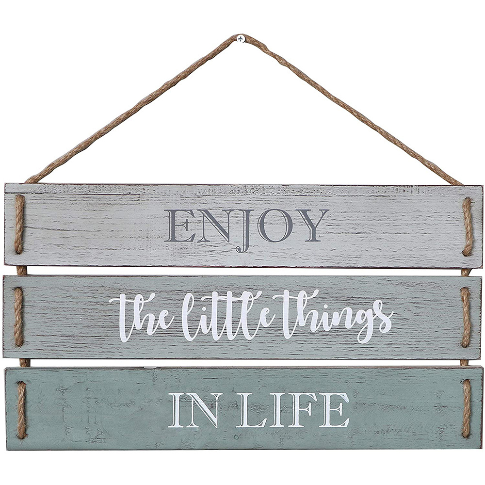 home decoration hanging wooden wall sign