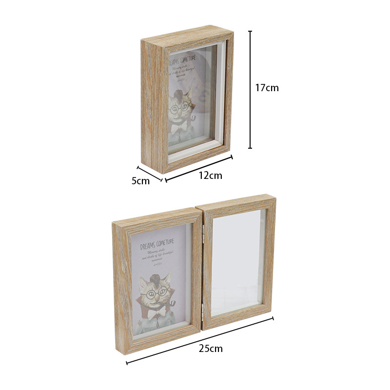 Wholesale Customized High Quality 3D Wood White Wooden Shadow Boxes Frames For Picture Display