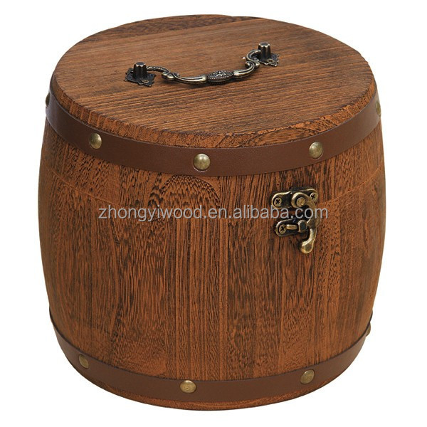 FSC Gift decorative customized size mini wooden bucket small wooden bucket