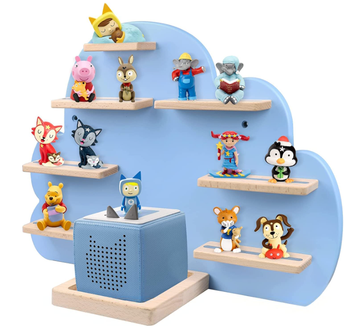 FSC&BSCI  beech wooden Toniebox Shelf - music box Shelf for Toniebox and Figures