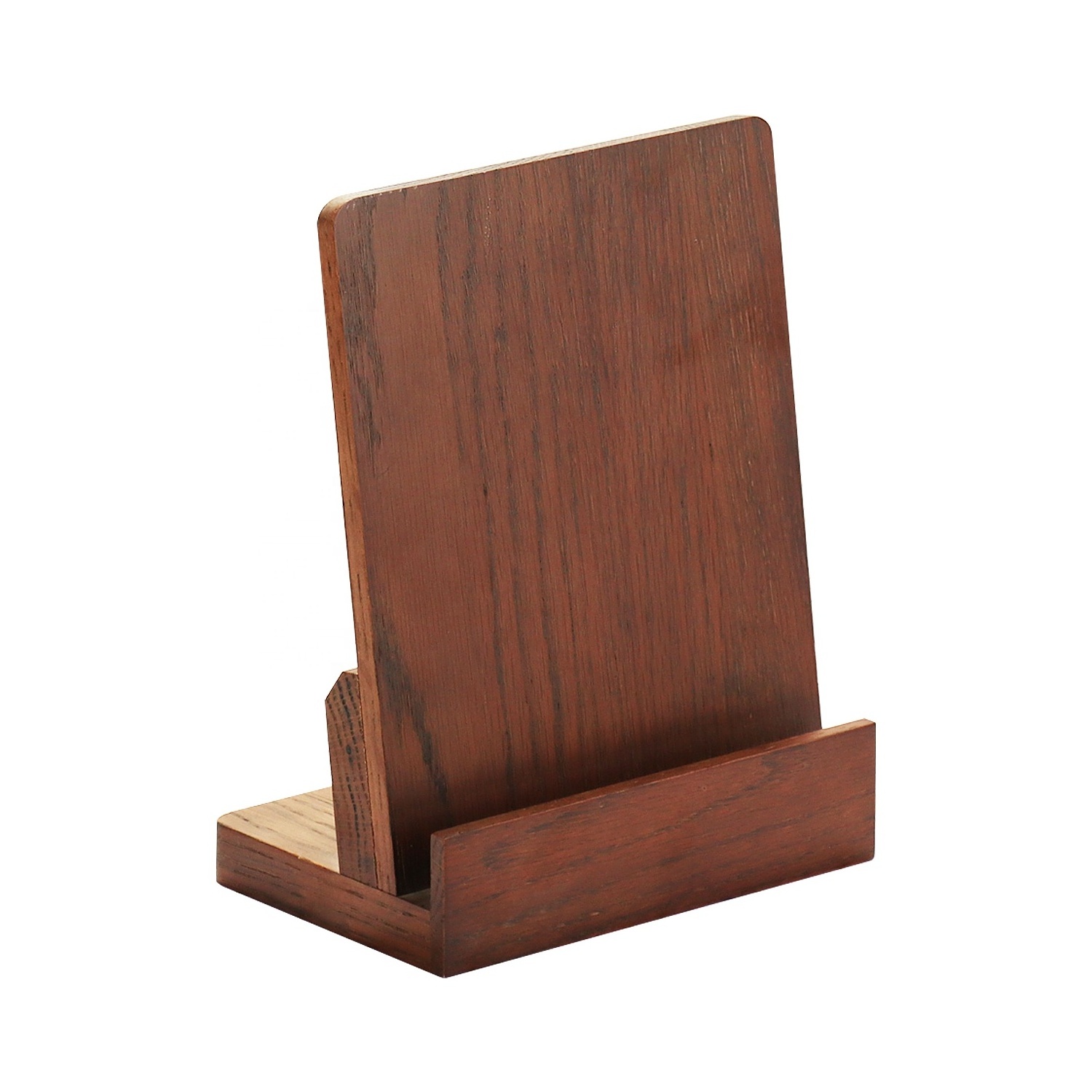 Factory wholesale solid wood storage rack bedroom office desktop creative mobile phone stand