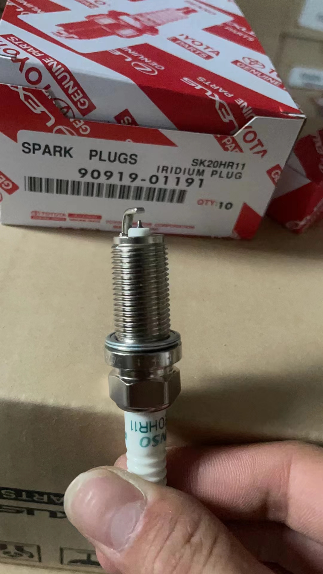 Factory wholesale original spark plug 90919-01210 90919-01253 90919-01198 90919-01247 90919-01287 90919-01230 90919-01164