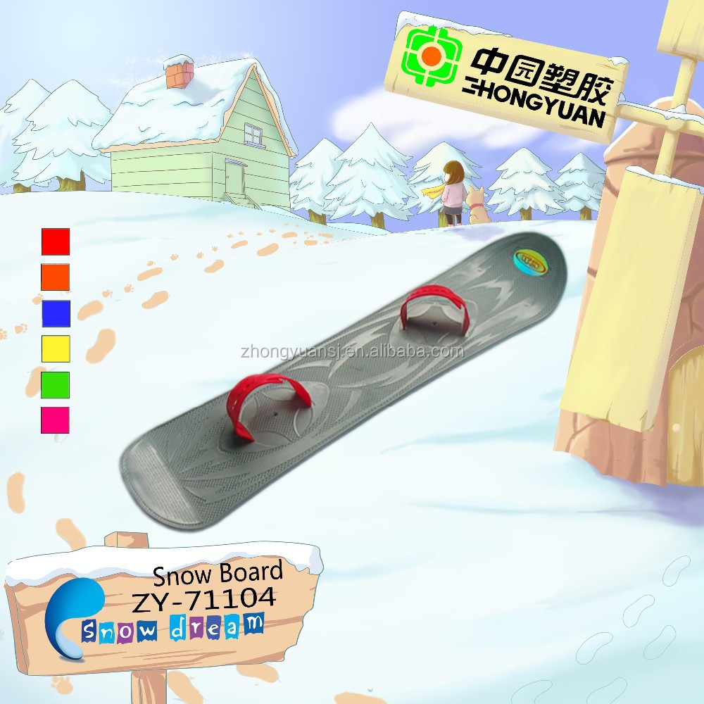 PE snowboard/kids plastic snowboard