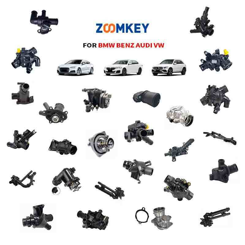 Zoomkey Auto part Engine Coolant car Thermostat Housing For Mercedes W204 W207 W212 W172 C300 A2762000515 2762000515