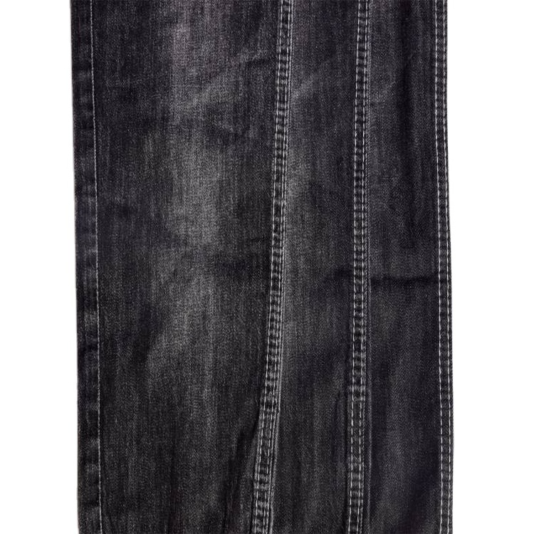 Factory 100% cotton denim fabric Jet black denim clothing fabric cloth for wholesale