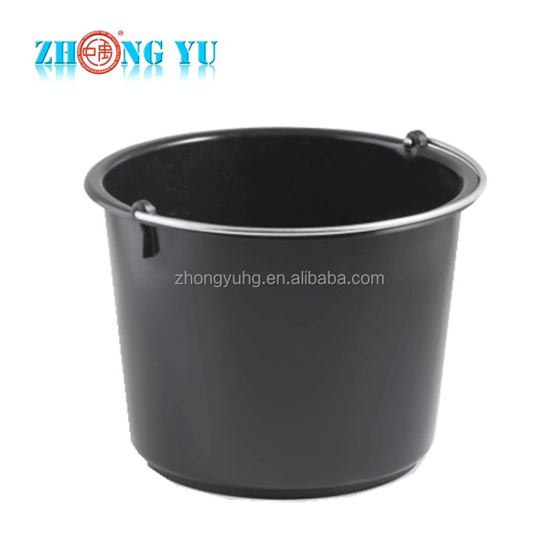 15 gallon round plastic bucket/custom color plastic pail