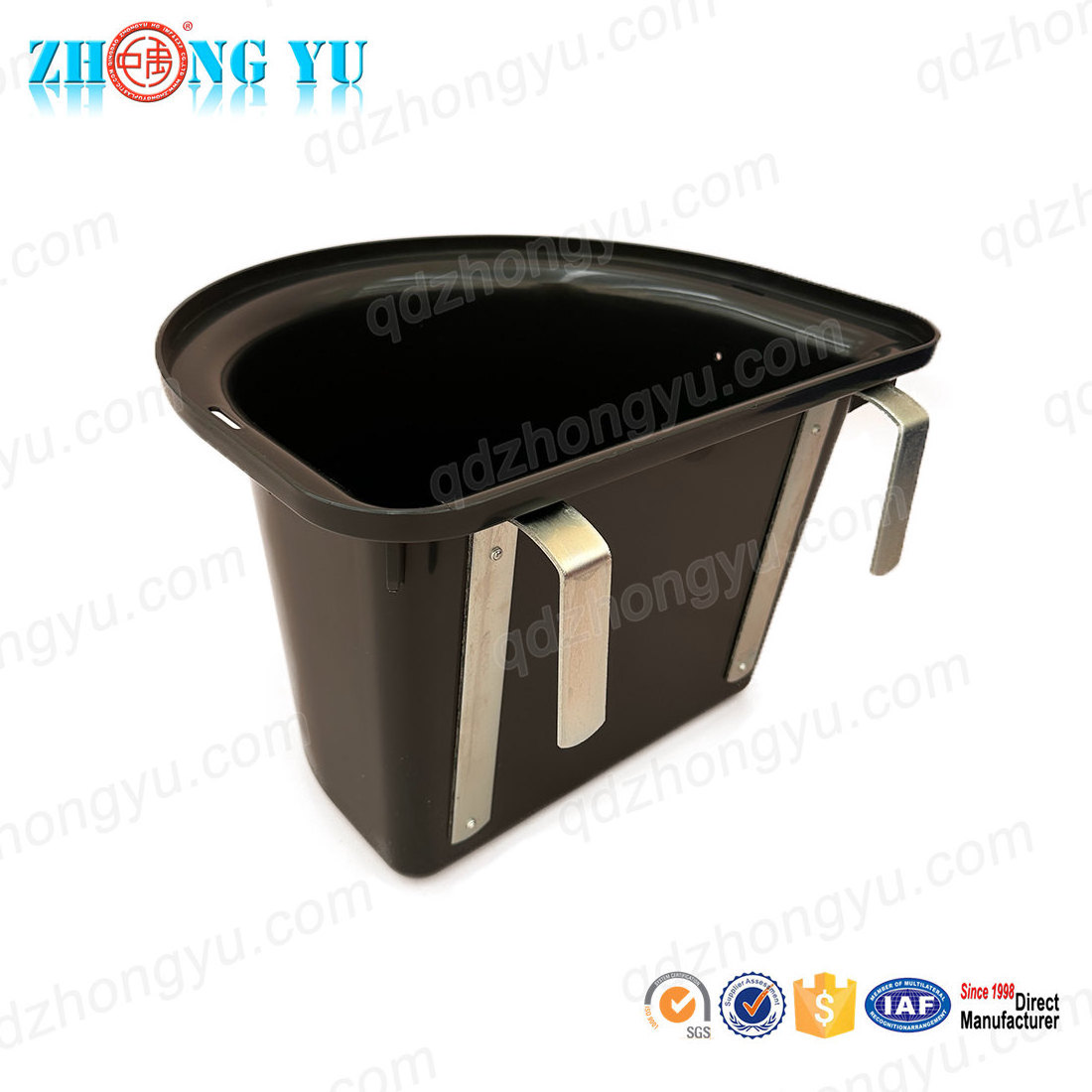 Portable Manger Plastic Cattle Horse Feeding Trough Feed Storage Bin Water Feeder Bucket for Farm Horses