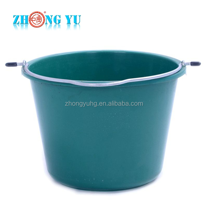 15 gallon round plastic bucket/custom color plastic pail