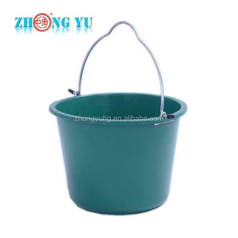 15 gallon round plastic bucket/custom color plastic pail