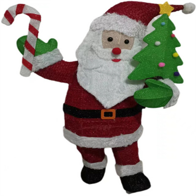 Santa Claus Christmas Figurine Holiday Decoration Toy for Kids and Families