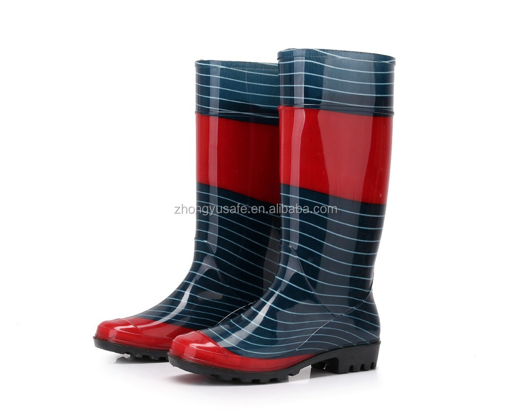 Waterproof PVC Boot, Rubber Women Wellies, Rain Boots Lady