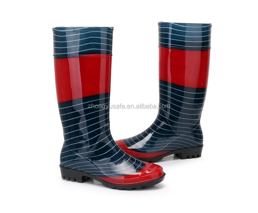 Waterproof PVC Boot, Rubber Women Wellies, Rain Boots Lady