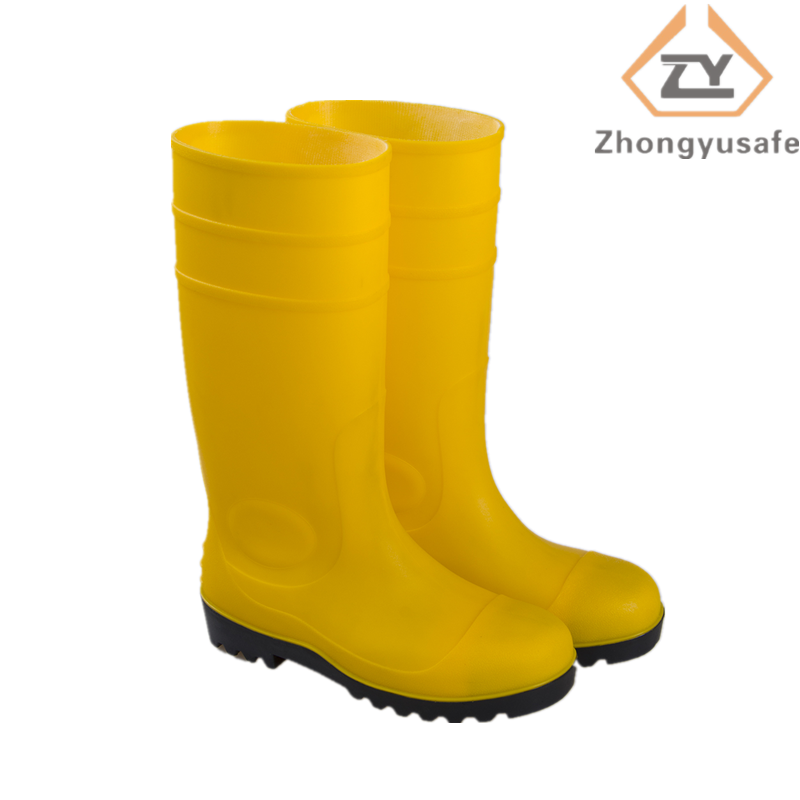 CE ISO 20345 Mining Building PVC Safety  Rain Boots