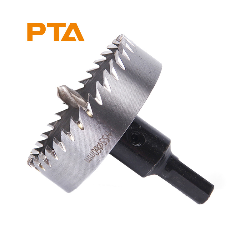 Carbide Tip HSS Hole Saw Drill Bit Cutter for Thin Stainless Steel Plate Sheet