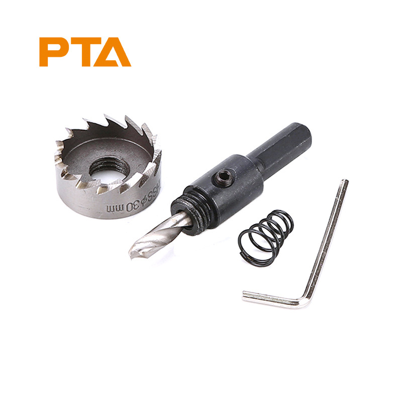 Carbide Tip HSS Hole Saw Drill Bit Cutter for Thin Stainless Steel Plate Sheet