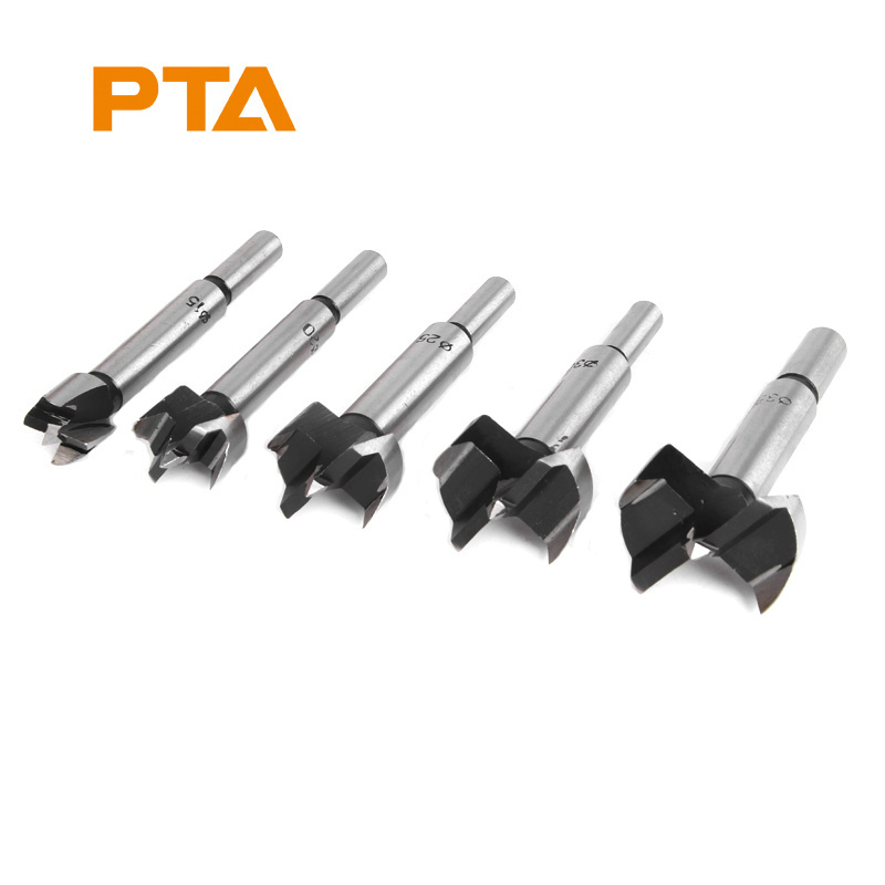 15-60mm Round Shank  TCT Forstner Drill Bit Wood Hole Cutter Carbon Steel  Woodworking Drill Bit