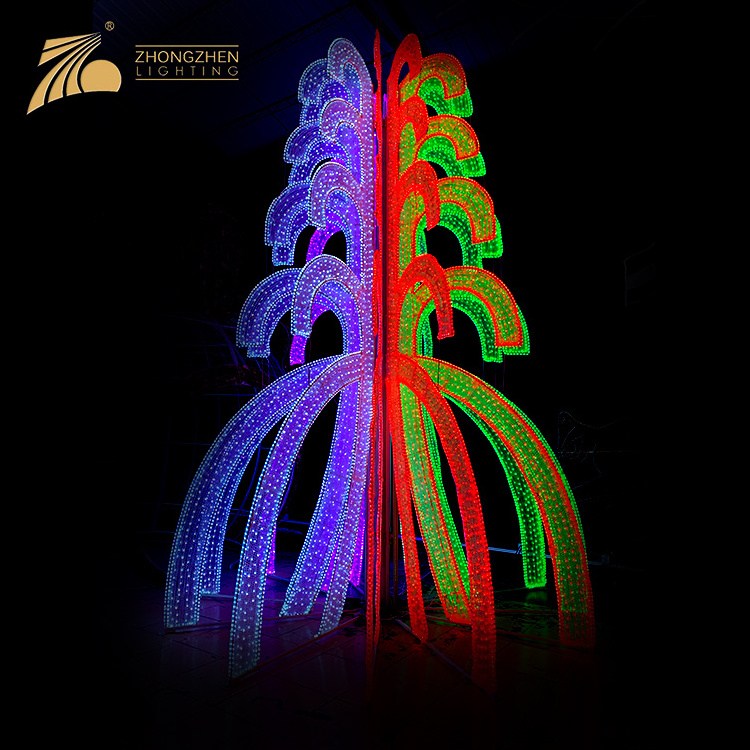 New Product Custom Big Large Project Christmas Decoration Street Commercial LED Tree Light