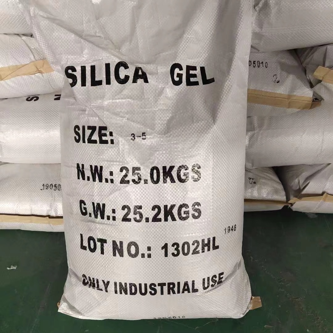 Factory Price Desiccant White Silica Gel beads bulk packing 25kg bag