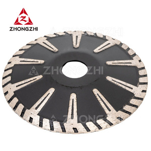 Wholesale 5 Inch T-Shaped Segmented Concave Blade Granite Cutting Stone Blade For Angle Grinder