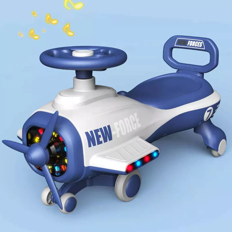 Children indoor and outdoor 360 degree rotary airplane shape twist car swing car