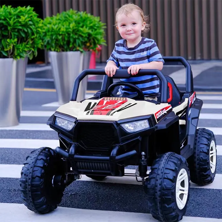 4WD 12V battery electric 4X4 off road UTV children toy buggy big kids power wheel ride on cars