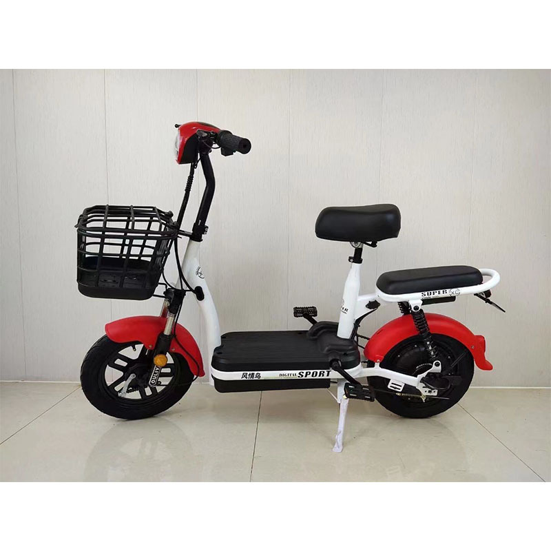 2023 simple, light and fashionable electric bicycles with double seat city e bikes for adult electric scooter