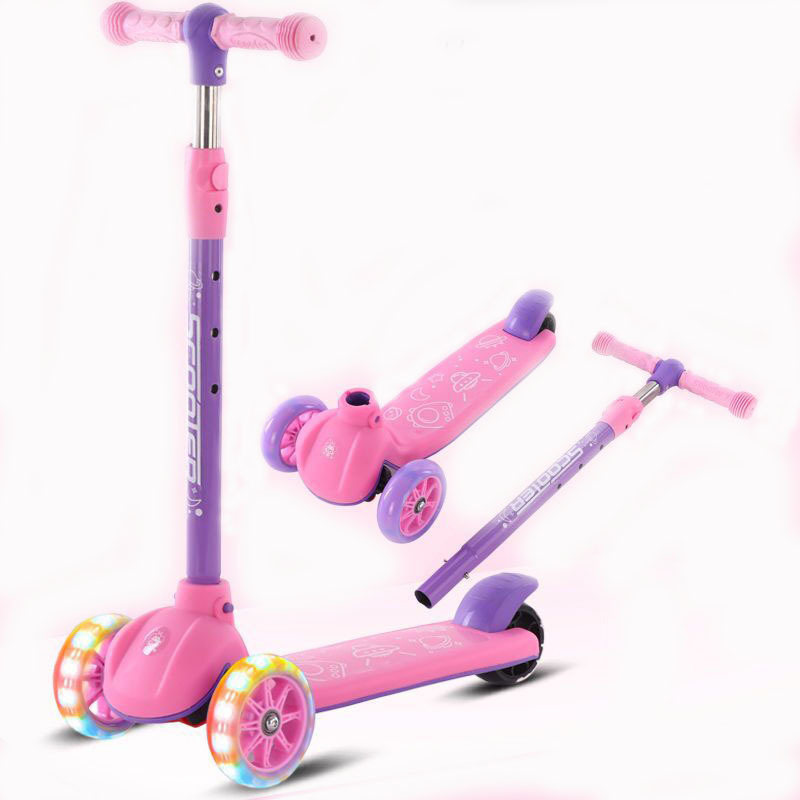 Manufacturer folding Design Three Wheels Push Scooter For Children  scooter with three wheel