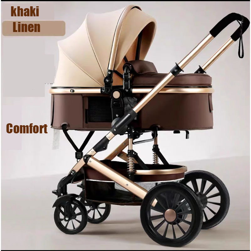 customized luxury compact kids pram /organizer carriage light weight wagon stroller /with car seat 3 in 1 foldable baby stroller