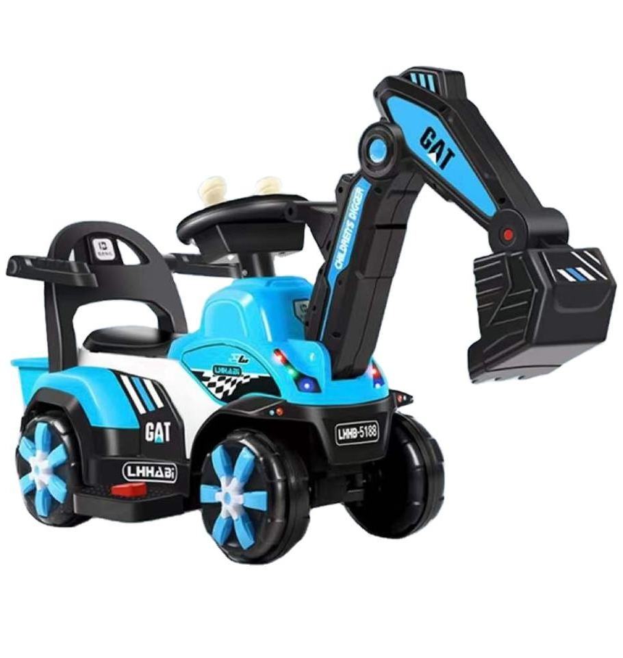 Popular baby toys car riding toys cheap children's sliding excavators