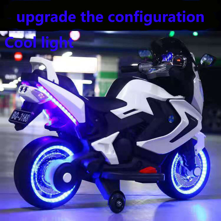 Kids Electric Motorcycle with Charger Rechargeable Toy car with Remote Control Suitable 3-7 Years Old Boy And Girl