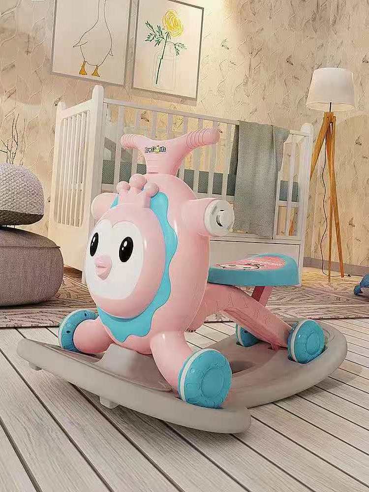 2023 Hot Sale 4 In 1 Baby Walker Bike Plastic Baby Walker Toy Playing Table Leg Correcting Learning Walking Walker