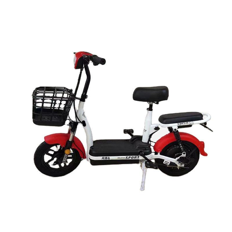 2023 simple, light and fashionable electric bicycles with double seat city e bikes for adult electric scooter