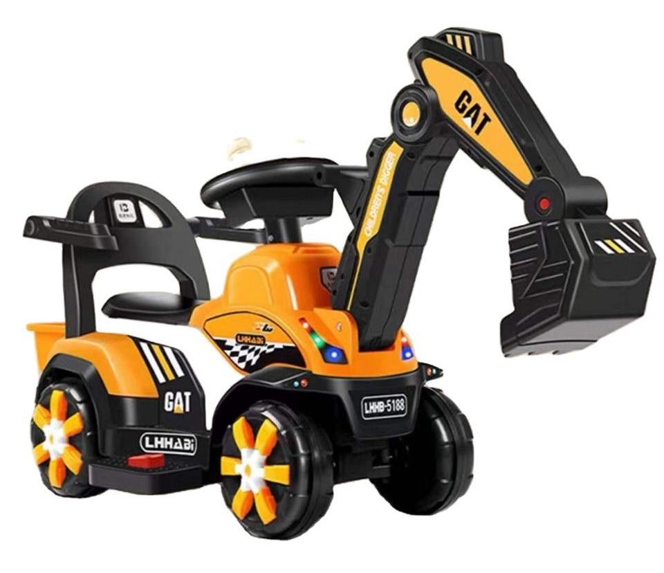 Popular baby toys car riding toys cheap children's sliding excavators