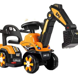 Popular baby toys car riding toys cheap children's sliding excavators