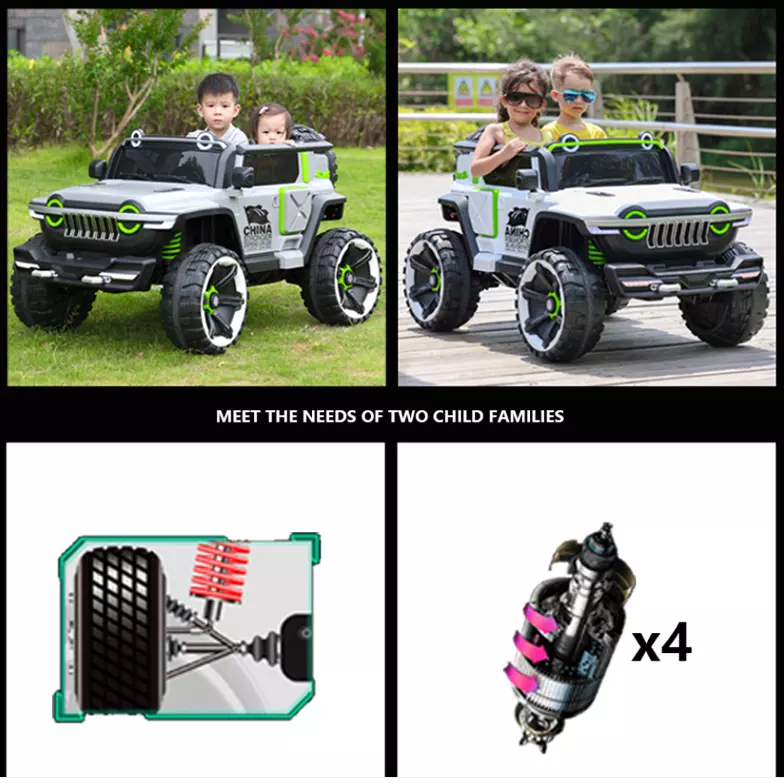 2024 Children's Tank 4WD Off-road Toy Remote Control Electric Car/Cheap price kids electric ride on car