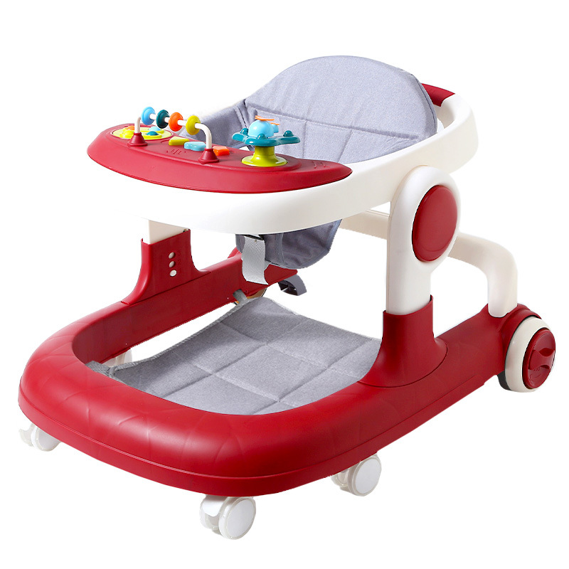 Babies, children, baby walkers, trolleys, 6-12 months, multi-function, O-leg, rollover prevention for boys and girls