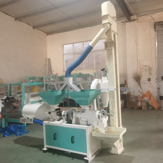 2023 Corn grits making machine wheat rice maize peeling huller and milling machine