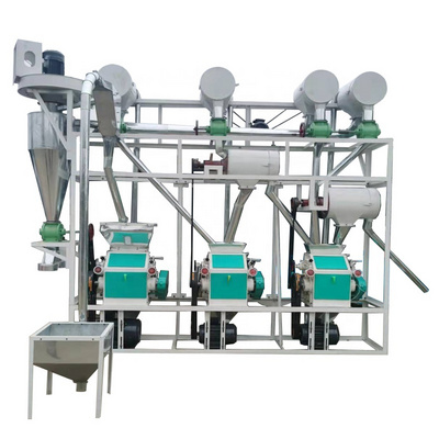 Corn maize flour mill machine for making grinding flour and grits price