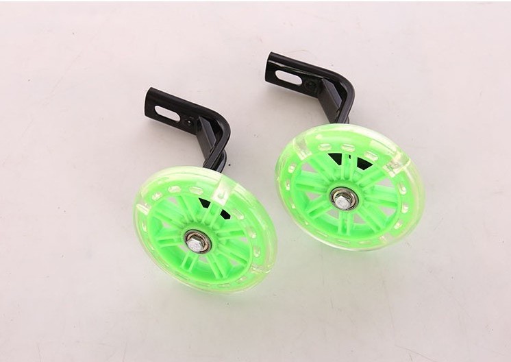 Children's bicycle flash wheel 12 14 16 18 20 inch auxiliary protection balance wheel stroller accessories