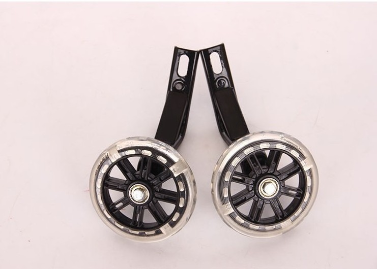 Children's bicycle flash wheel 12 14 16 18 20 inch auxiliary protection balance wheel stroller accessories