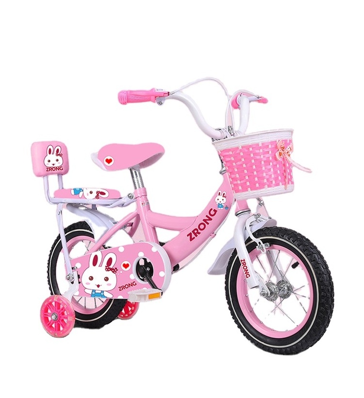 Wholesale 12 14 inch kid princess bike children bicycle child push cycle walk city dirt bicycle with training wheel