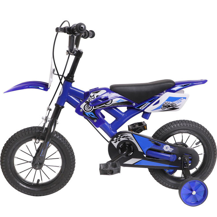 CE ISO Kids Mountain Motorcycle Bike 12 14 16 18 Inch Children Motorized Bicycle With Seat 2 Training Wheel Push Bikes For Baby