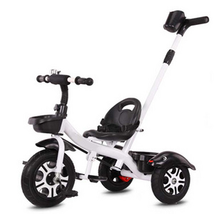 New factory direct sale kids bike for children trikes with sun shade for boys and girls ride on toy 4 in 1 kid tricycle