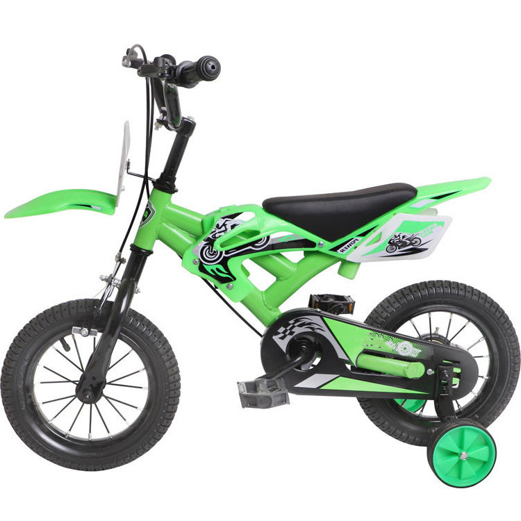 CE ISO Kids Mountain Motorcycle Bike 12 14 16 18 Inch Children Motorized Bicycle With Seat 2 Training Wheel Push Bikes For Baby