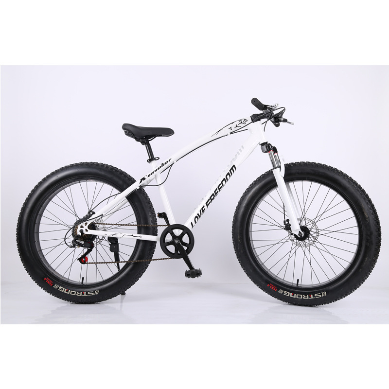 OEM 26 inch fat bike 7 21 24 speed men mountain bicycle with suspension fat tire adult bicycle for sale