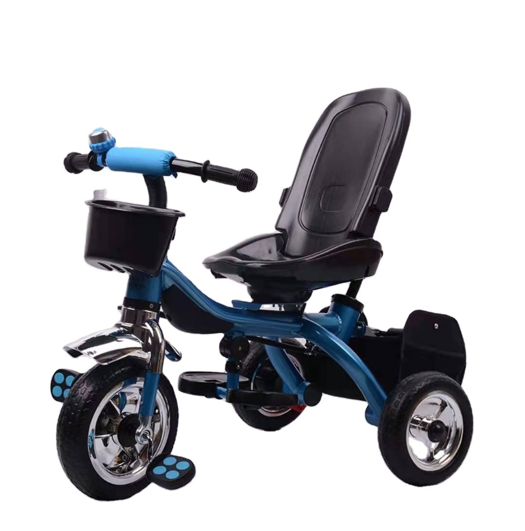 3 eva wheels push children trike baby tricycle kids 4 in 1 baby bike tricycle with canopy