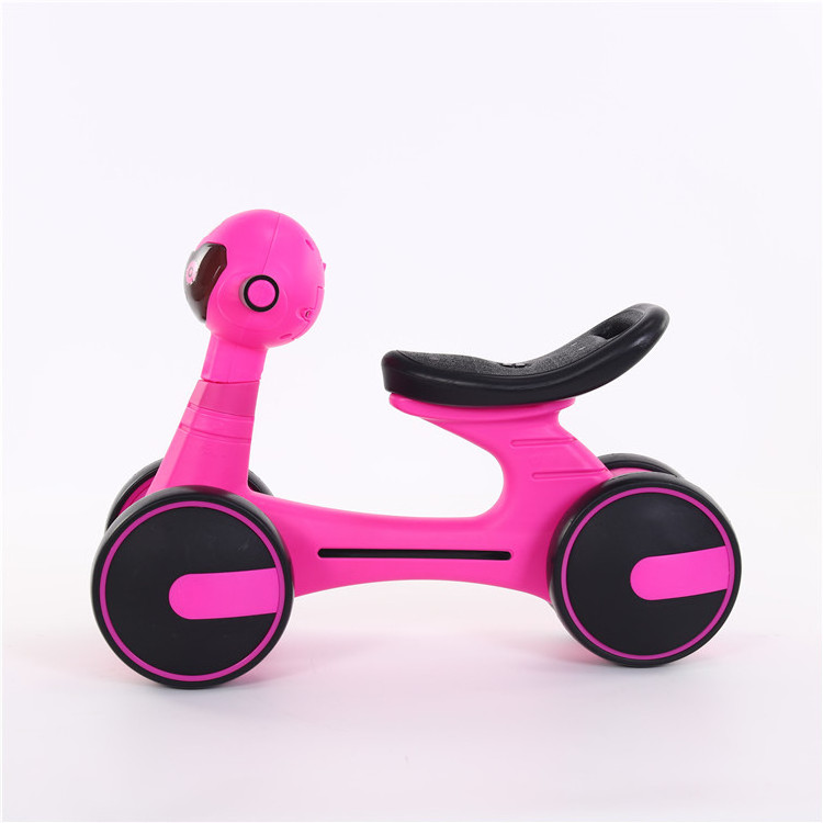 6 Inch Baby Ride On Car Balance Bicycle Smooth Toddler Kid Toy French Child Plastic 4 Wheel Foot Push Mini Baby Balance Bike