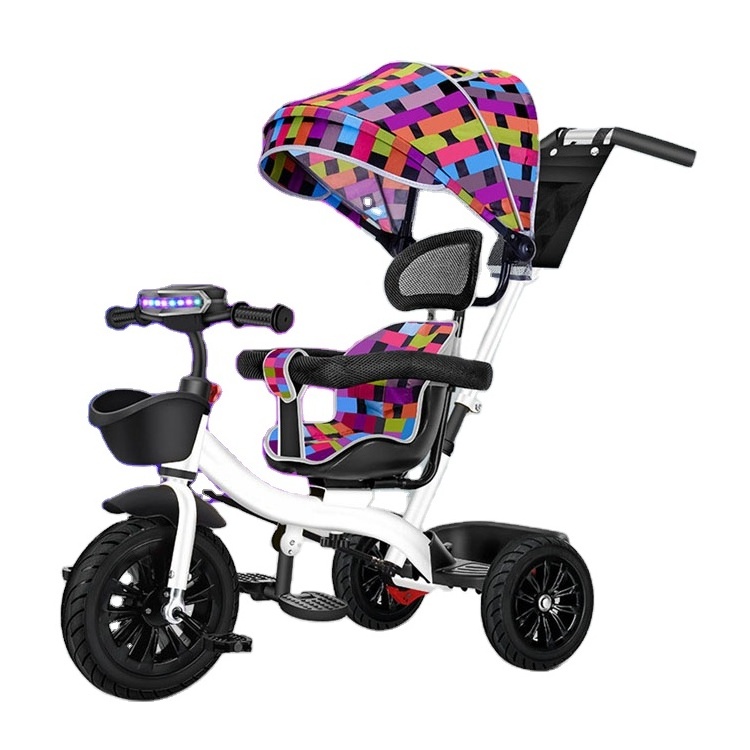 2022 4 in 1 Baby Walker Stroller Tricycle  for Kids Children toddler 1-6 years/baby bicycle kids 3 wheels tricycle