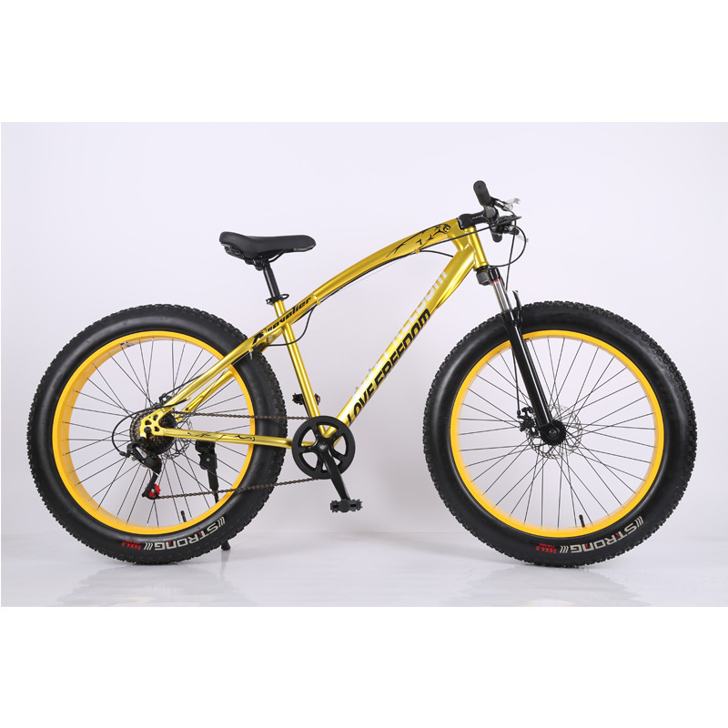 China OEM 26 inch fat bike 7 21 24 speed men mountain bicycle with big wheel suspension fat tire adult bicycle for sale