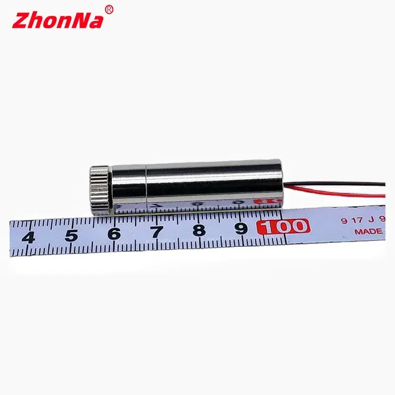 Red Laser 650nm 5mW Point/Line/Cross Module Head Glass Lens Focused Industrial Grade DC 3V-5V Manufacturer Customized